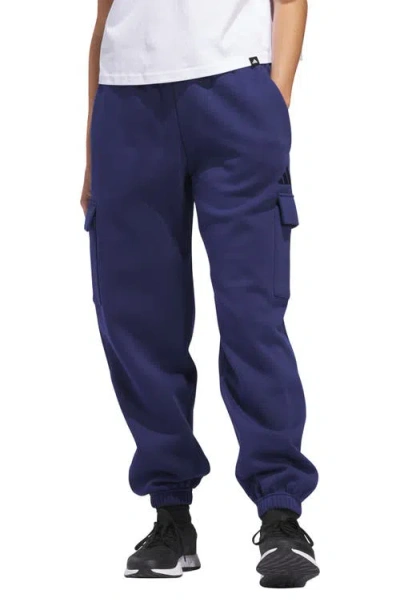 Adidas Originals Adidas All Season Cargo Sweatpants In Dark Blue