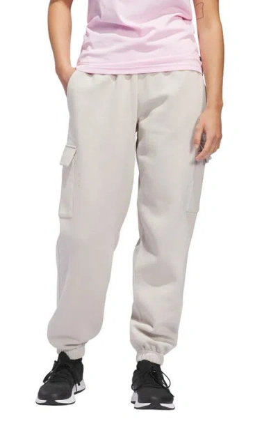 Adidas Originals Adidas All Season Cargo Sweatpants In Wonder Alumina