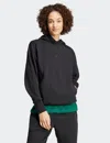 Adidas Originals Adidas All Szn Fleece Loose Hoodie In Black