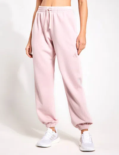 Adidas Originals Adidas All Szn Fleece Loose Joggers In Pink