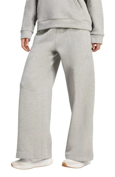 Adidas Originals Adidas All Szn Holiday Glitter Fleece Loose Pants In Animal Print