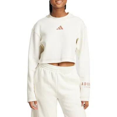 Adidas Originals Adidas All Szn Sweatshirt In White