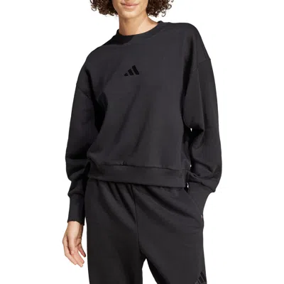 Adidas Originals Adidas All Szn Trefoil Sweatshirt In Black