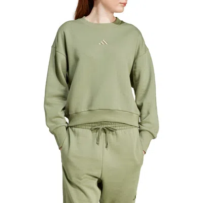 Adidas Originals Adidas All Szn Trefoil Sweatshirt In Green