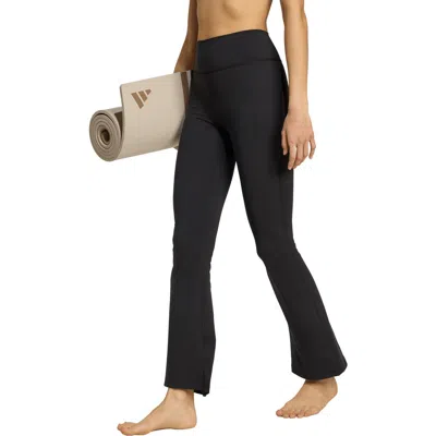 Adidas Originals Adidas Allme Essential Flare Leggings In Black