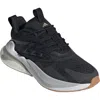 Adidas Originals Adidas Alphaboost V2 Running Sneaker In Black/ Carbon/ Solid Grey