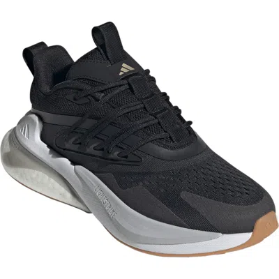 Adidas Originals Adidas Alphaboost V2 Running Sneaker In Black/ Carbon/ Solid Grey