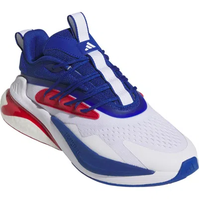 Adidas Originals Adidas Alphaboost V2 Team Colors Running Shoe In Collegiate Royal/red/white