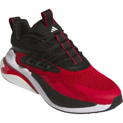 Adidas Originals Adidas Alphaboost V2 Team Colors Running Shoe In Team Power Red/black/white