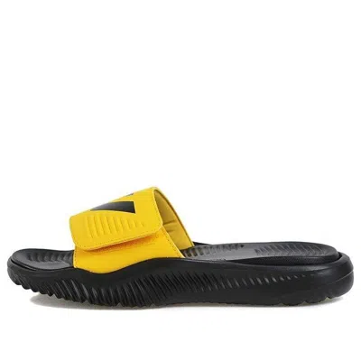 Adidas Originals Adidas Alphabounce Slide 'black Yellow'