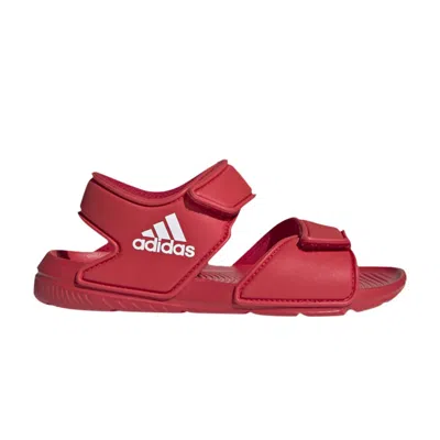 Pre-owned Adidas Originals Adidas Altaswim J 'scarlet' | Red | Kid's Size 10
