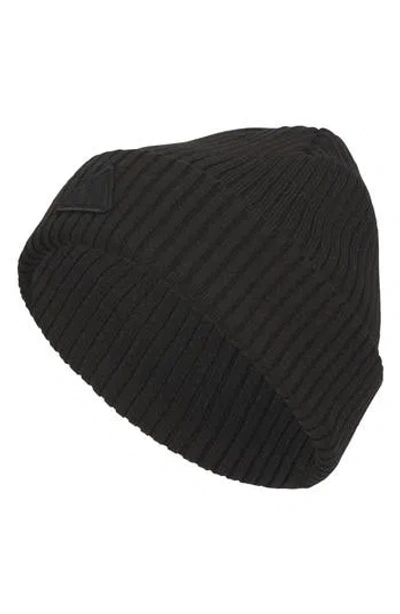 Adidas Originals Adidas Altitude Folded Cuff Beanie In Black