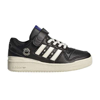 Pre-owned Adidas Originals Adidas André Saraiva X Forum Low Little Kid 'the World Needs Love' | Black | Kid's Size 2