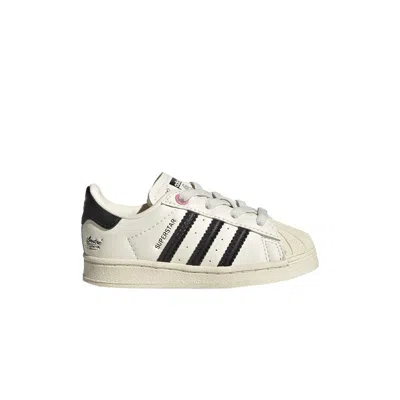 Pre-owned Adidas Originals Adidas André Saraiva X Superstar I 'love Graffiti' | Cream | Infant Size 7.5 In White