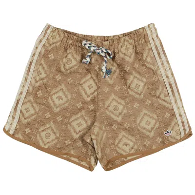 Pre-owned Adidas Originals Adidas Aop X Clot Shorts By Edc 'warm Sandstone' | Tan | Men's Size L In Brown