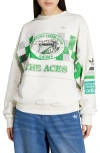 Adidas Originals Adidas Archive Court Crewneck Sweatshirt In White