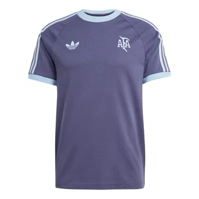 Adidas Originals Adidas Argentina Anniversary T-shirt '50th Anniversary' In Purple
