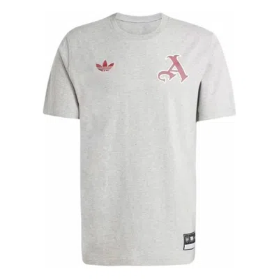 Adidas Originals Adidas Arsenal Vrct T-shirt 'grey' In Neutral