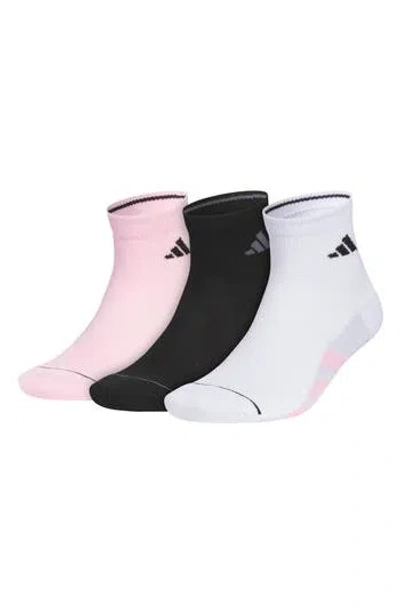 Adidas Originals Adidas Assorted 3-pack All Day Training Quarter Socks In Multi