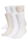 ADIDAS ORIGINALS ADIDAS ASSORTED 3-PACK CUSHIONED CREW SOCKS