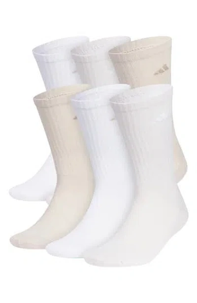 Adidas Originals Adidas Assorted 3-pack Cushioned Crew Socks In White