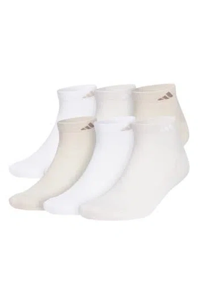 Adidas Originals Adidas Assorted 3-pack Cushioned Low Cut Socks In White
