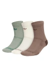 Adidas Originals Adidas Assorted 3-pack Originals Quarter Crew Socks