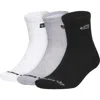 Adidas Originals Adidas Assorted 3-pack Performance High Quarter Crew Socks In Multi