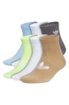 Adidas Originals Adidas Assorted 3-pack Superlite Performance Quarter Crew Socks In Multi