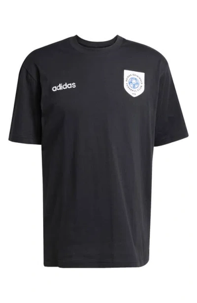 Adidas Originals Adidas Badge Appliqué Embroidered T-shirt In Black