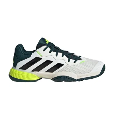 Pre-owned Adidas Originals Adidas Barricade J 'off White Black Aurora Ivy' | Kid's Size 3