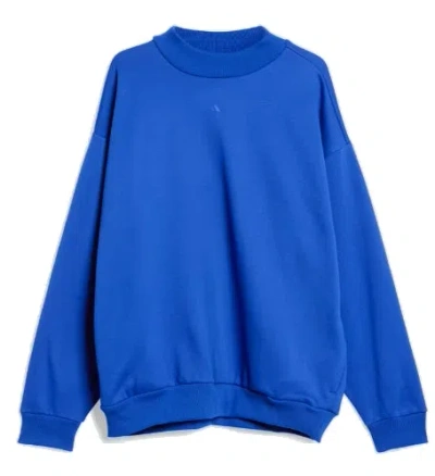Adidas Originals Adidas Basketball Crew Sweatshirt Asia Sizing 'blue'