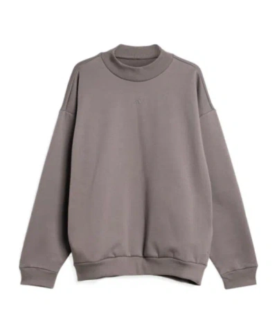 Adidas Originals Adidas Basketball Crewneck Sweatshirt In Gray