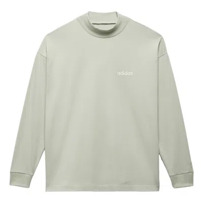 Adidas Originals Mens Adidas Basketball L/s T-shirt In Halo Green