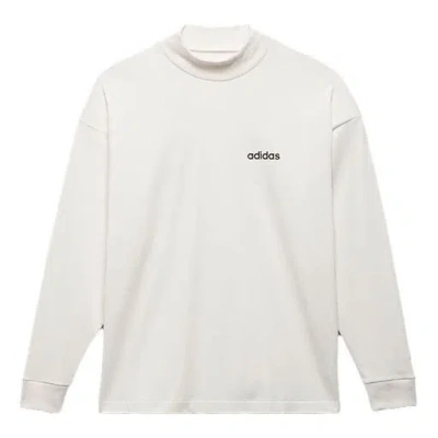 Adidas Originals Mens Adidas Basketball L/s T-shirt In Talc