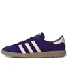 Adidas Originals Solid Color Suede Bermuda Low-top Sneakers In Purple