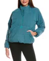 Adidas Originals Adidas Beyond Twistweave 1/4-zip Jacket In Blue