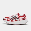 Adidas Originals Adidas Big Kids' Adizero Aruku Casual Shoes In White/pure Ruby/black