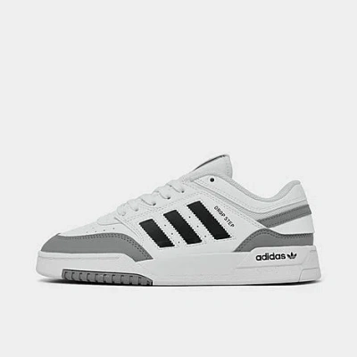 Adidas Originals Adidas Big Kids' Originals Drop Step Low Casual Shoes In White/grey/black