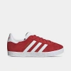 Adidas Originals Big Kids Red Gazelle Sneakers In Better Scarlet/white/gold Metallic