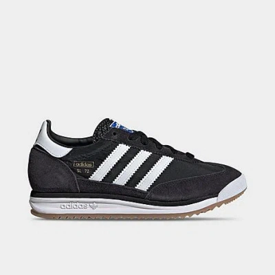 Adidas Originals Adidas Big Kids' Originals Sl 72 Rs Casual Shoes In Black/white/yellow