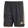 ADIDAS ORIGINALS ADIDAS BLACK LAFC 2024 HOME AUTHENTIC SHORTS