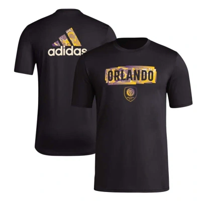 Adidas Originals Adidas Black Orlando City Sc Local Pop Aeroready T-shirt