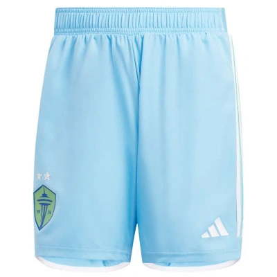 Adidas Originals Adidas Blue Seattle Sounders Fc 2024 Home Aeroready Authentic Shorts