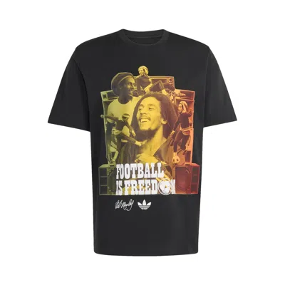 Pre-owned Adidas Originals Adidas Bob Marley Originals T-shirt 'black' | Men's Size Xxxl