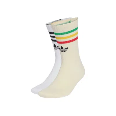 Pre-owned Adidas Originals Adidas Bob Marley Socks 'white/cream White' | Men's Size S