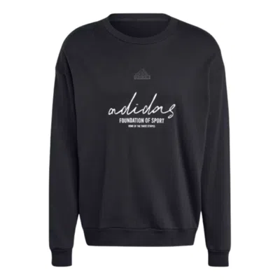 Adidas Originals Adidas Brand Love French Terry Sweatshirt 'black'
