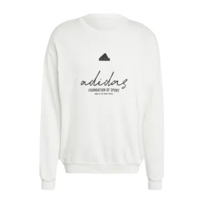Adidas Originals Adidas Brand Love French Terry Sweatshirt 'white'