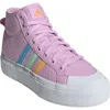 Adidas Originals Adidas Bravada 2.0 Platform Sneaker In Bliss Lilac/spark/green