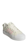 Adidas Originals Adidas Bravado 2.0 Platform Skate Sneaker In Off White/clear Pink/white